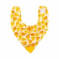 BABADOR BANDANA PANVEL BABY AMARELO COM MORDEDOR