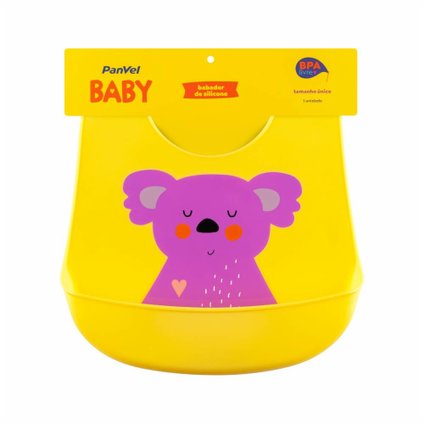 BABADOR EM SILICONE PANVEL BABY COALA