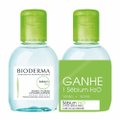 KIT BIODERMA SÉBIUM H2O ÁGUA MICELAR DERMATOLÓGICA FORTALECEDORA HIDRATANTE 100ML + 100ML GRÁTIS