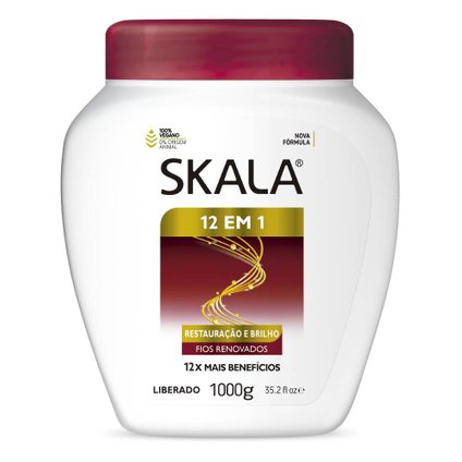 CREME DE TRATAMENTO SKALA 12 EM 1 RESTAURAÇÃO ESPETACULAR 1KG