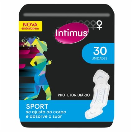 PROTETOR DIARIO INTIMUS SPORT ULTRAFINO C/30 UNIDADES