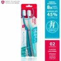 ESCOVA DENTAL EDEL+WHITE FLOSSERBRUSH ULTRASOFT DUO