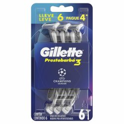Aparelho De Barbear Gillette Prestobarba 3 Ucl Lv6pg4