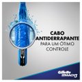 KIT GILLETTE MACH3 AQUAGRIP APARELHO BARBA E LAMINA C/ESPELHO