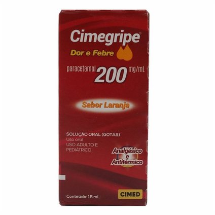 CIMEGRIPE DOR E FEBRE GOTAS 200MG FRASCO 15ML