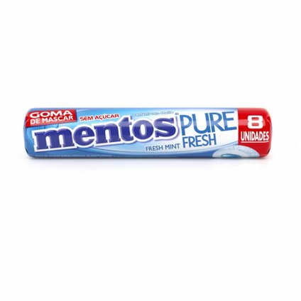 GOMA DE MASCAR MENTOS PURE FRESH MINT STICK 8UN