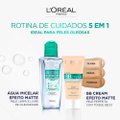 ÁGUA MICELAR L'ORÉAL PARIS EFEITO MATTE 100ML