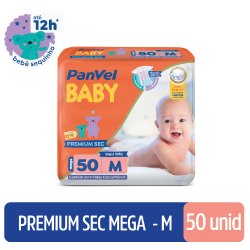 Fralda Panvel Baby Premium Sec M Com 50 Unidades