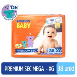 Fralda Panvel Baby Premium Sec Xg Com 38 Unidades