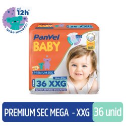 Fralda Panvel Baby Premium Sec Xxg Com 36 Unidades
