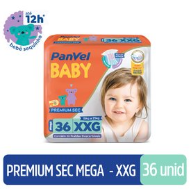 FRALDA PANVEL BABY PREMIUM SEC XXG COM 36 UNIDADES