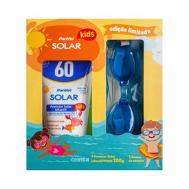KIT PANVEL SOLAR KIDS FPS 60 GRÁTIS ÓCULOS NATAÇÃO