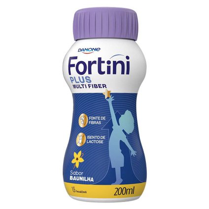 SUPLEMENTO INFANTIL FORTINI PLUS MULTI FIBER BAUNILHA 200ML