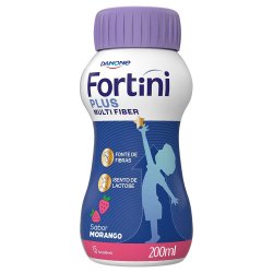 Suplemento Infantil Fortini Plus Multi Fiber Morango 200ml