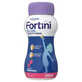 SUPLEMENTO INFANTIL FORTINI PLUS MULTI FIBER MORANGO 200ML
