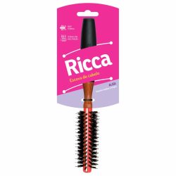 Escova De Cabelo Ricca Color Metal 14