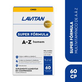 LAVITAN SUPER FÓRMULA HOMEM AZ 60 COMPRIMIDOS