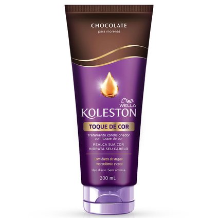 TRATAMENTO KOLESTON TOQUE DE COR CHOCOLATE 200ML