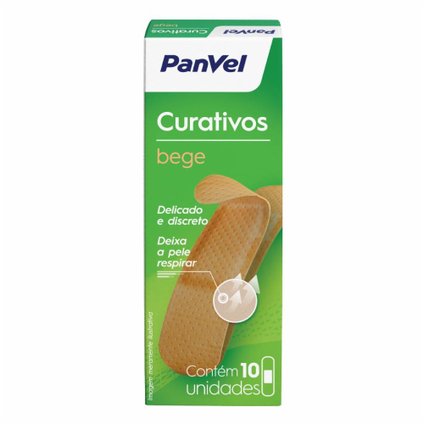 CURATIVO PANVEL BEGE COM 10 UNIDADES