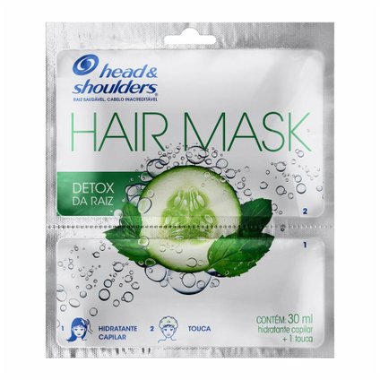 MÁSCARA CAPILAR HEAD  SHOULDERS DETOX 1 UNIDADE