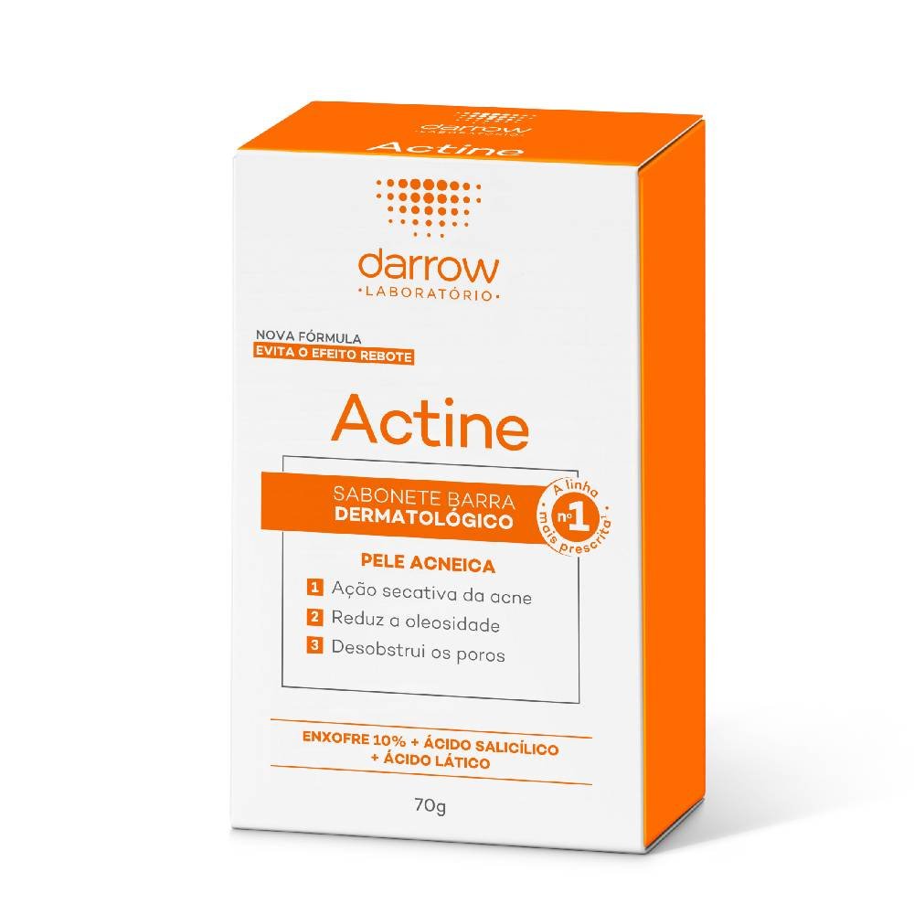 Sabonete Em Barra Darrow Actine Pele Acneica 70g