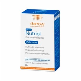 SABONETE EM BARRA NUTRIOL PELE SECA 70G