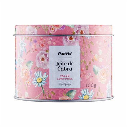 TALCO CORPORAL PANVEL LEITE DE CABRA 100G COM APLICADOR
