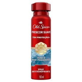 DESODORANTE ANTITRANSPIRANTE OLD SPICE AEROSSOL FRESCOR SUAVE 150ML