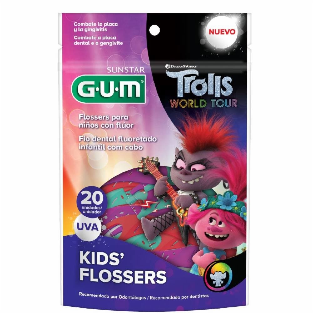 Fio Dental Gum Flossers Multipla Ação C/ 40 Unidades - PanVel