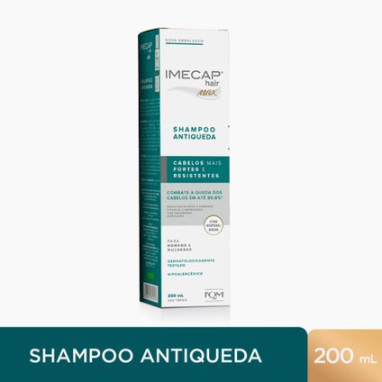 SHAMPOO ANTIQUEDA IMECAP HAIR MAX COMBATE A QUEDA DOS CABELOS  200ML