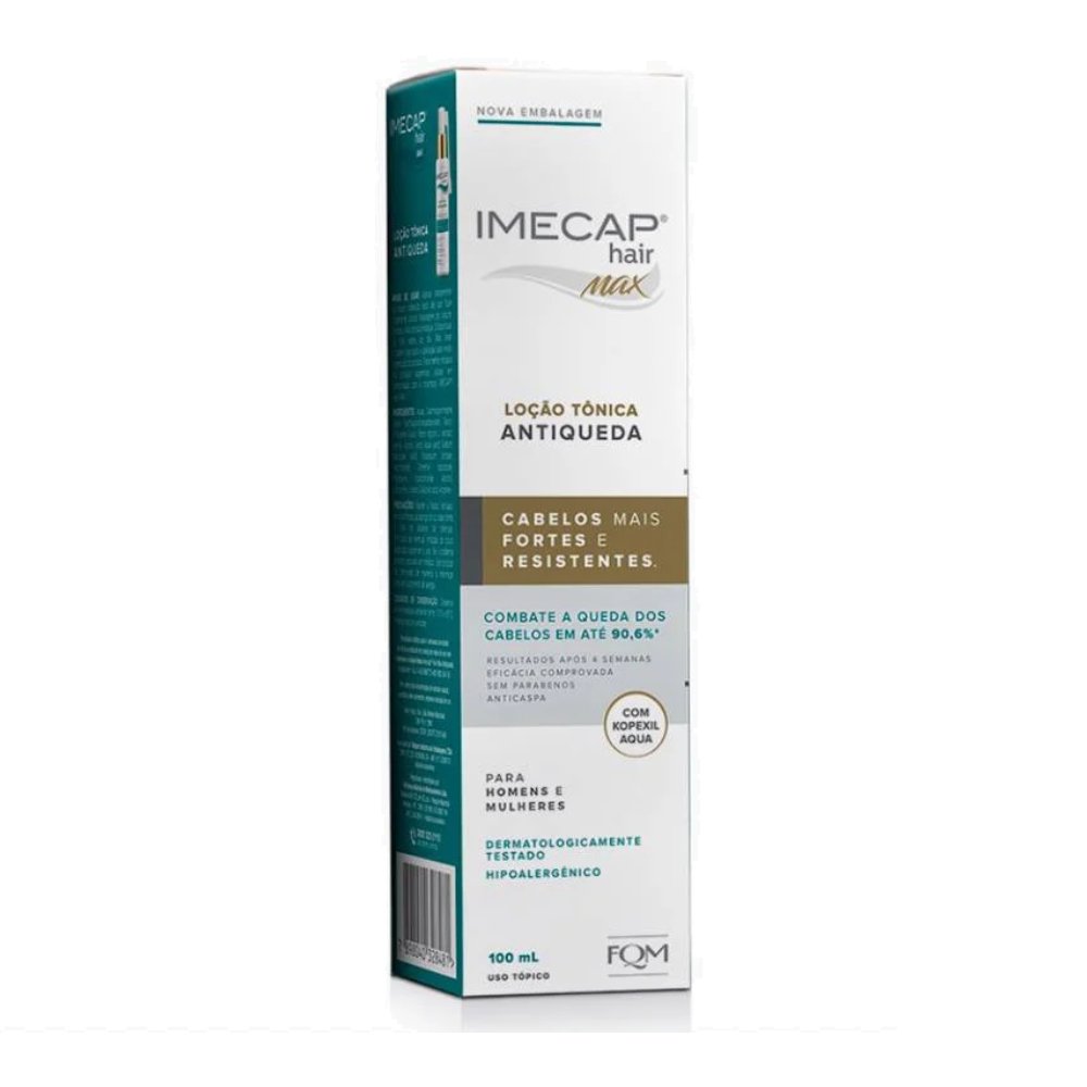 Loção Antiqueda Imecap Hair Max Combate A Queda Dos Cabelos 100ml