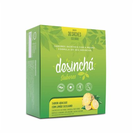 CHÁ DESINCHÁ ABACAXI COM LIMÃO SICILIANO 30 SACHES
