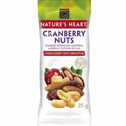 Snack Natures Heart Cranberry Nuts 25g