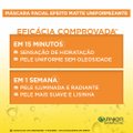 MÁSCARA FACIAL EM TECIDO GARNIER UNIFORM & MATTE VITAMINA C 28G