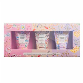 KIT PANVEL COM 3 CREMES HIDRATANTES PARA MÃOS SORTIDO 30G CADA