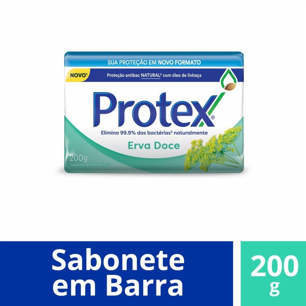 SABONETE BARRA PROTEX ERVA DOCE 200G