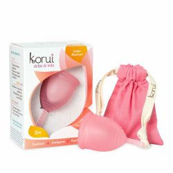 Coletor Menstrual Korui Fluxo Leve Cor Pitanga