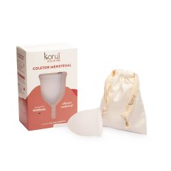 Coletor Menstrual Korui Fluxo Normal Cor Brisa