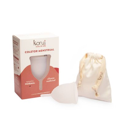 COLETOR MENSTRUAL KORUI FLUXO NORMAL COR BRISA