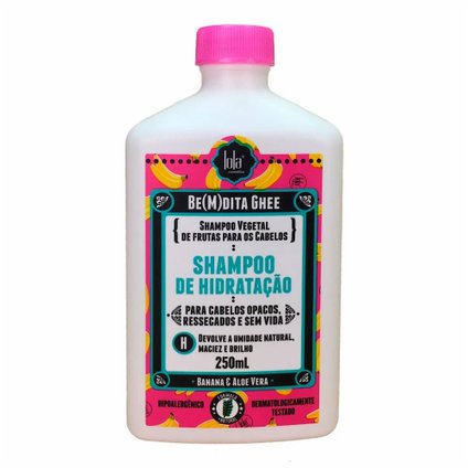 SHAMPOO LOLA GHEE HIDRATAÇÃO BANANA E ALOE VERA 250ML