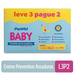 Creme Preventivo Para Assaduras Panvel Baby Leve 3 Pague 2 30g Cada