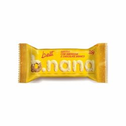 Bananinha B.nana Amendoim Chocolate Branco Zero Açúcar 35g