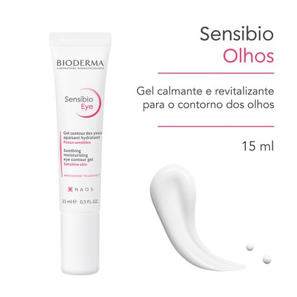 GEL BIODERMA SENSIBIO CALMANTE E REVITALIZANTE PARA O CONTORNO DOS OLHOS 15ML