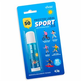 PROTETOR LABIAL VIVAZ SPORT FPS 50 4,5G