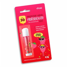 PROTETOR LABIAL VIVAZ MORANGUITO FPS30 4,5G