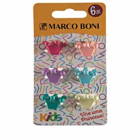 PIRANHA DE CABELO MARCOBONI QUEEN 6 UNIDADES