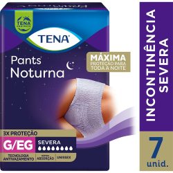 Roupa Íntima Unissex Tena Pants Noturna G/eg Com 7 Unidades