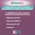 POLIVITAMÍNICO OFOLATO D FER 2000UI PARA GESTANTES 30 COMPRIMIDOS