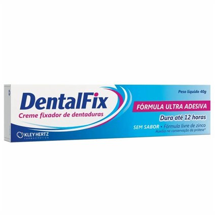 CREME FIXADOR DE DENTADURAS DENTALFIX SEM SABOR 40G