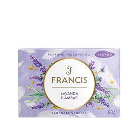 SABONETE BARRA FRANCIS CLASSICO LAVANDA E ÂMBAR 90G
